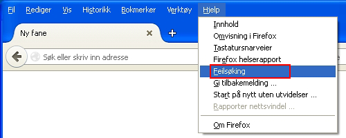 firefox-feilsoking